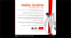 Desktop Screenshot of mallikasarabhai.com